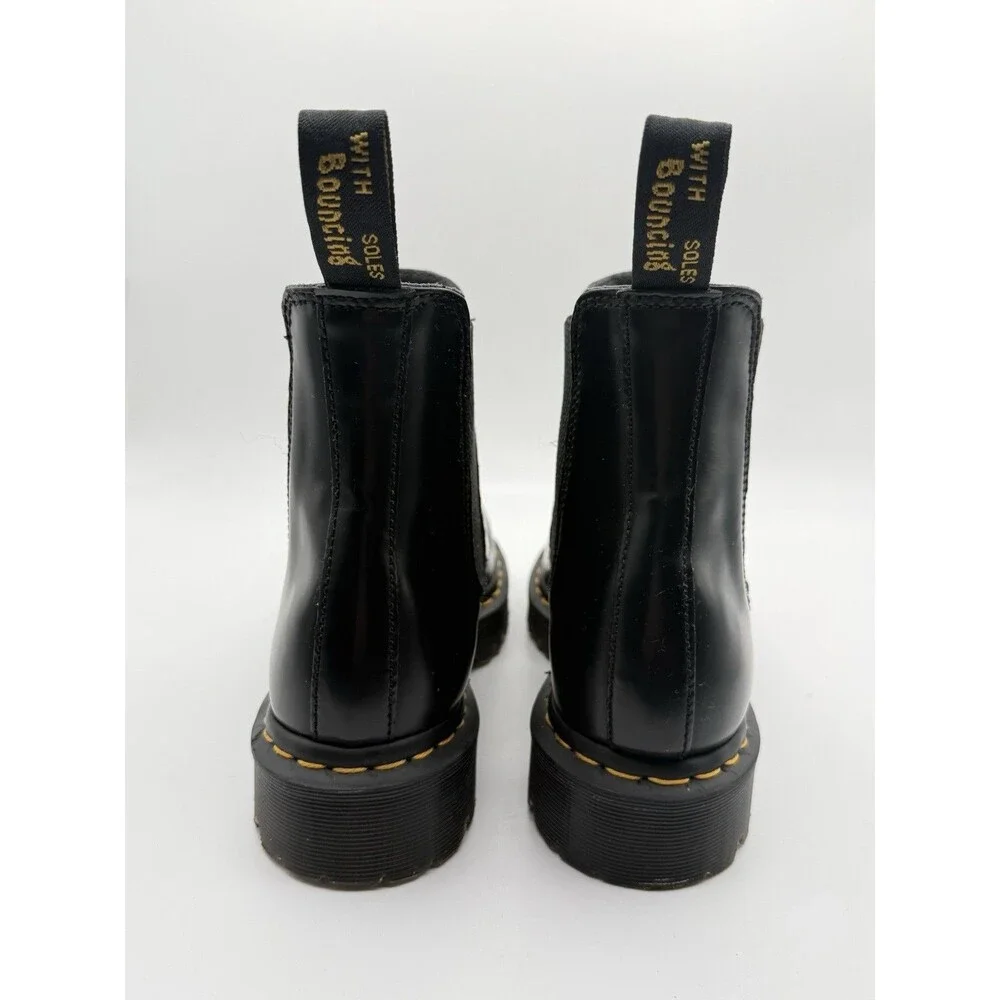 Dr Martens 2976 BEX SZ 8 Men's Leather Chelsea Boots‎ Women’s SZ 9 BLACK EU 41